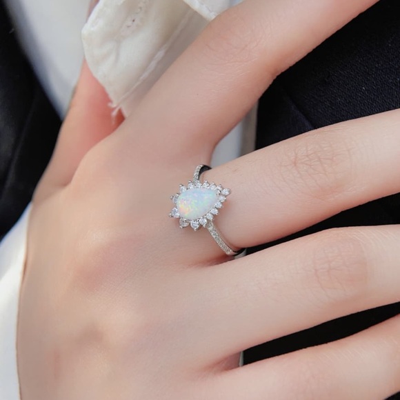 https://dar-go.com/products/platinum-plated-opal-pear-shape-ring?utm_content - Picture 1 of 7